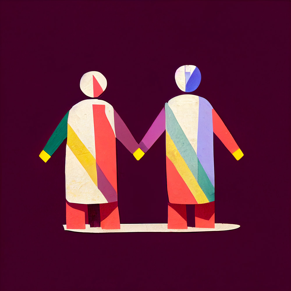 gift ideas for a longtime buddy - graphic of two besties