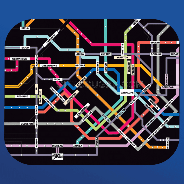 brandygalestudio text-based graphic design of a KAIJU SUBWAY