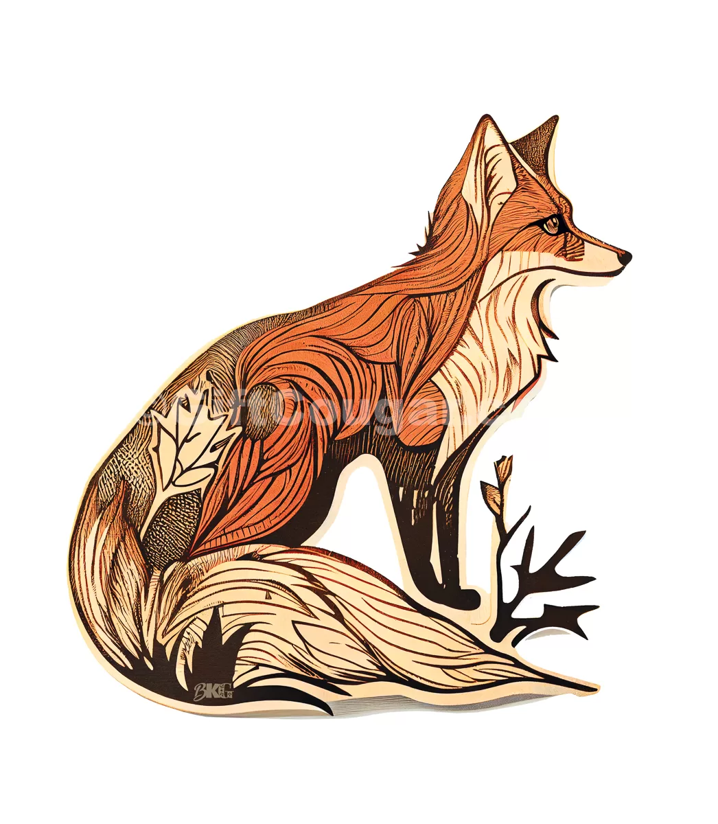 brandygalestudio design of a red fox