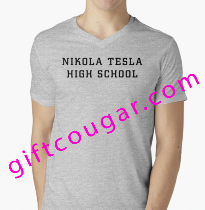 Henry Kaiser's Nikola Tesla High School tee